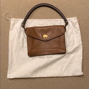 Miu miu leather purse